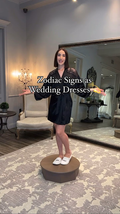 Zodiac Signs as Wedding Dresses