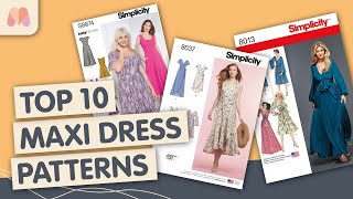 Top 10 Maxi Dress Sewing Patterns | Spring/Summer Sewing Inspiration🌹 screenshot 2