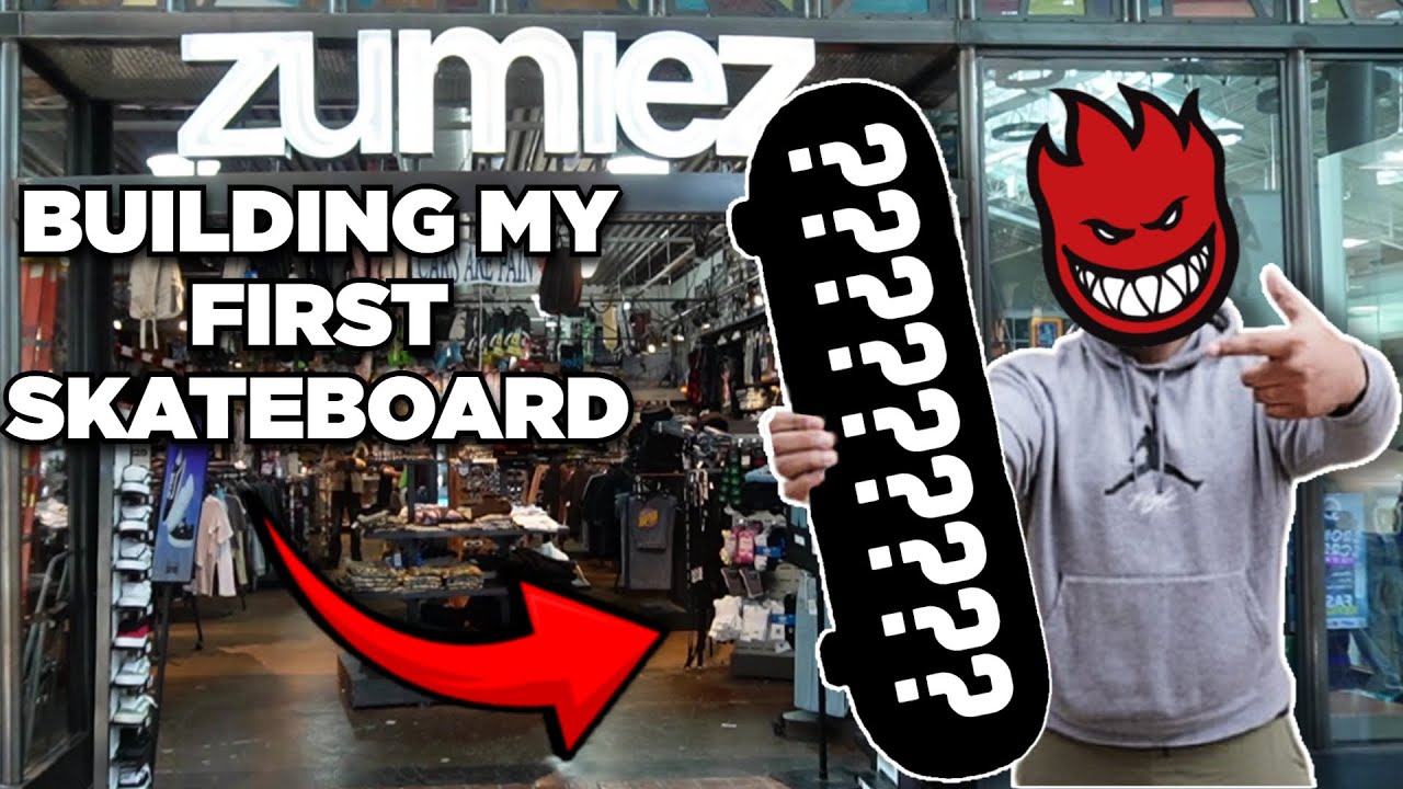 СТРОЮ СВОЙ ПЕРВЫЙ СКЕЙТБОРД В ZUMIEZ!!! | Видеоблог №1