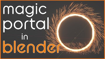 DOCTOR STRANGE magic portal effect in BLENDER
