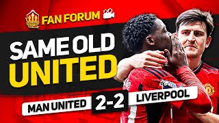 UNITED MADNESS! MAINOO BRILLIANCE! Man United 2-2 Liverpool | LIVE Fan Forum