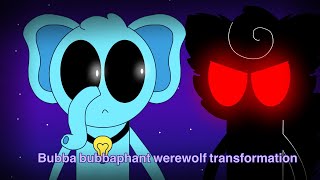 Bubba bubbaphant werewolf transformation (poppy playtime animation)