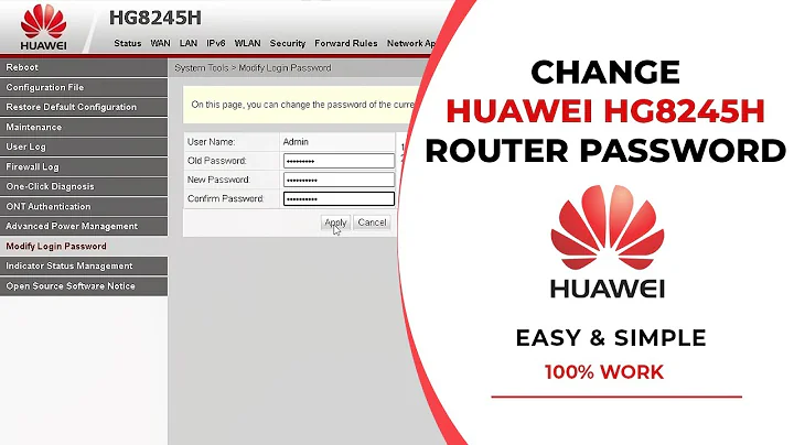 How to Change Huawei Router Login Password