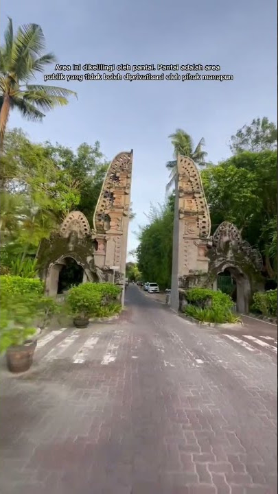 Jalan Menuju Pantai Mengiat, ITDC Nusa Dua.