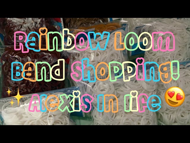 Rainbow Loom Band Shopping! Come Along With Me! 