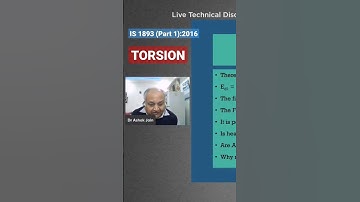 Torsion as per IS 1893 (PART 1):2016 #structuralengineering #civilengineers
