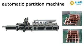 Partition packaging machine - automatic carton box partition assembler #partitionassembler #machine