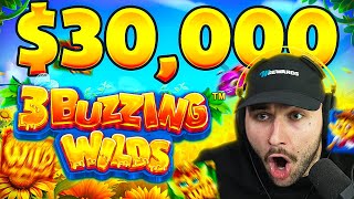 SPAMMING BUYS HUNTING MASSIVE WINS ON 3 BUZZING WILDS!!!