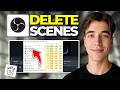 How To Delete Multiple Scene Collections At Once In OBS | Tutorial 2026