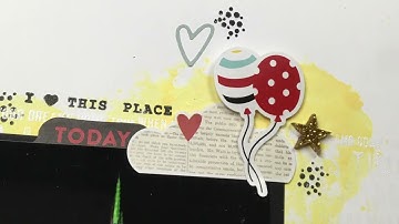 Scrapbook Process: Magic // Follow a Sketch Friday