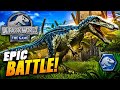 Jurassic World The Game Hybrid Dino Battle GameplayUpgrade 
