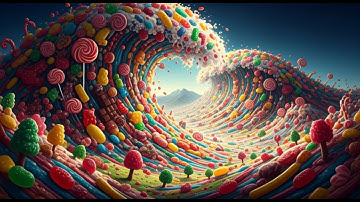 【AI ASMR】Would You Relax In a Candy Ocean? 🌊 Relaxing & Satisfying snoozing asmr sounds Compilation