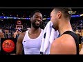 Dwyane wade exchanging his jersey with steph curry  warriors vs heat