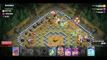 Map "BESIEGED" Get 3 star with TH10, TH11, TH12, TH13 | Clash of clans