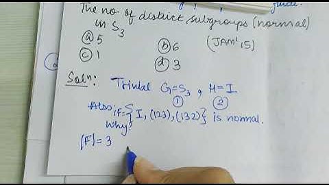 The number of distint normal subgroup of S3?