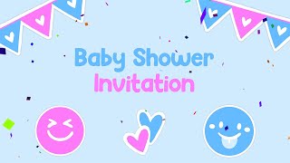 Baby Joy - 4K Baby Shower Invitation Video Sample | Starts at ₹ 69 \/ $ 0.99 |  VideoInvites.net