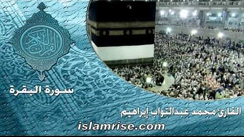سورة البقرة ( القارئ الشيخ محمد عبدالتواب إبراهيم )
