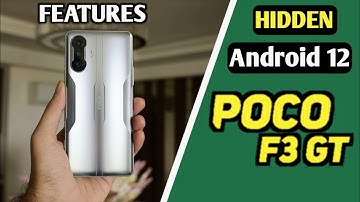 Android 12 features on poco f3 gt | miui 13 official features for poco f3 gt