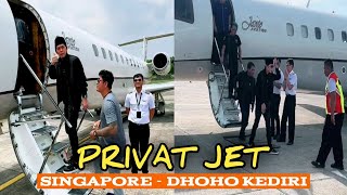 PRIVAT JET, SINGAPORE - DHOHO KEDIRI...!! MOMEN GUS IQDAM NAIK JET PRIBADI, PULANG DARI SINGAPURA 😱😍