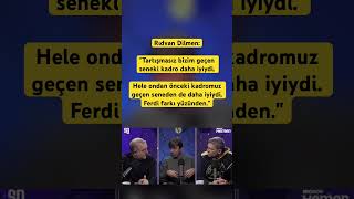 Rıdvan Dilmen:&quot;Tartışmasız bizim geçen seneki kadro daha iyiydi #fenerbahçe #keşfet #haber #gündem