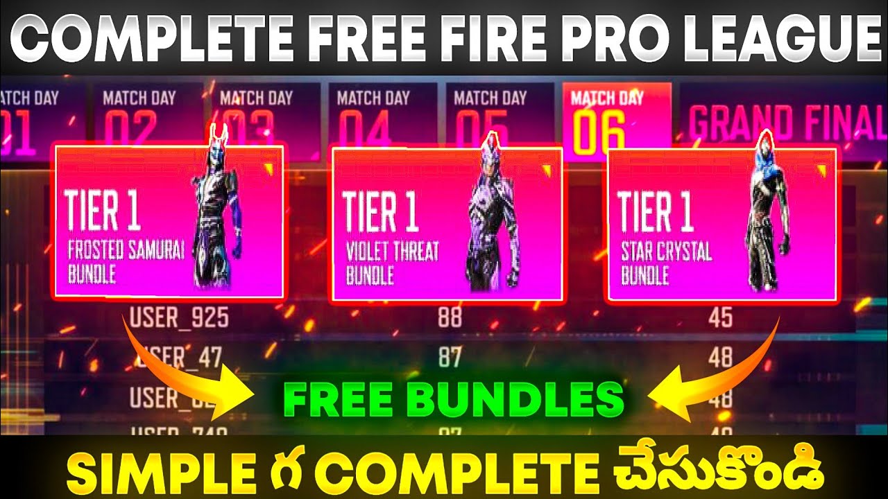 How To Complete FFPL Dream Team || Claim Free Bundle || Free Fire - Mibarmy✓
