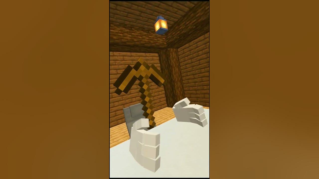 Деревянная кирка после добычи 3 булыжников😭 #subscribe - YouTube