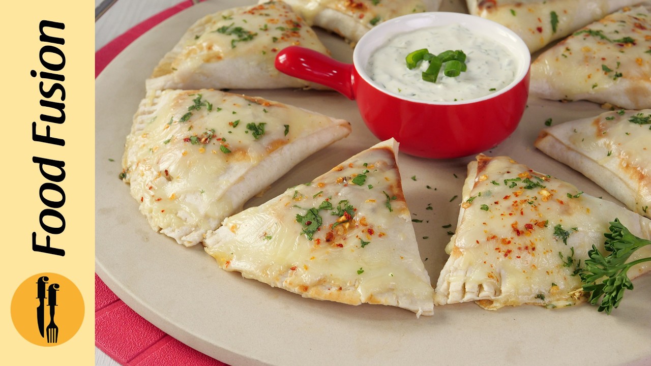 Creamy Tortillas Triangles Recipe by Food Fusion
