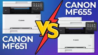 Canon i-SENSYS MF655Cdw vs Canon i-SENSYS MF651Cw — which color MFP to choose