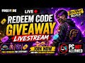 🔴 ACE8 GAMING LIVE | Redeem Code Giveaway 🎁 Booyah Solo Play Only 🚫💻 PC Not Allowed