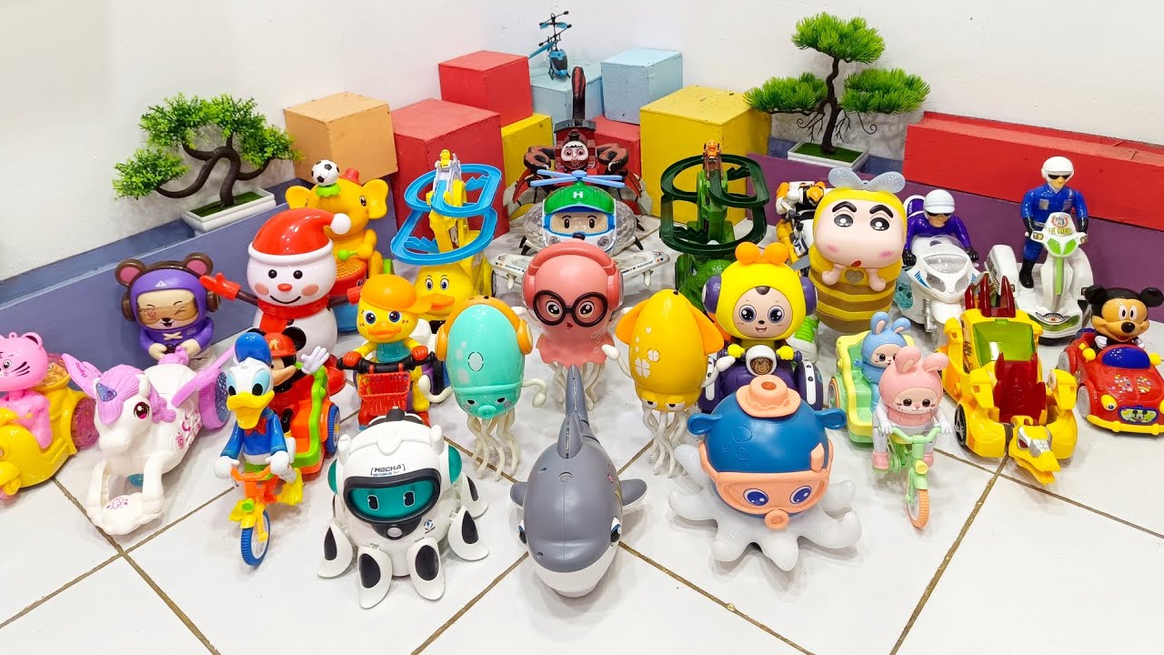 Pasukan Choo Choo Charles Berkumpul Thomas Exe Gurita Cumi Hiu Aktraksi Mainan Robot Joged Car Toys.