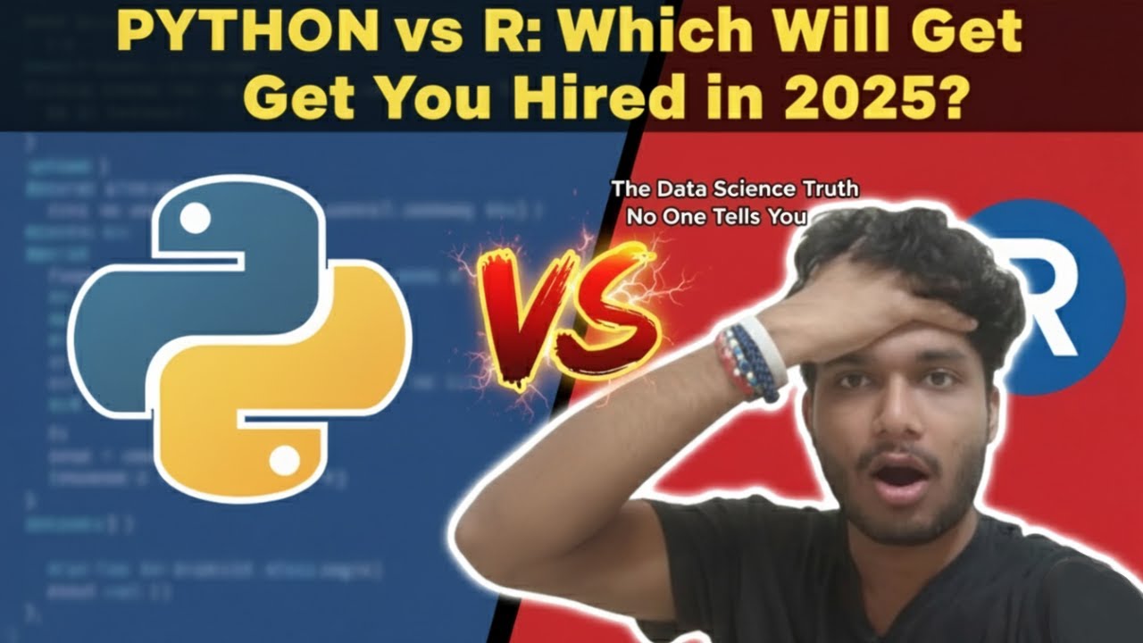 PYTHON VS R ?  | Which will give me a job in 2025