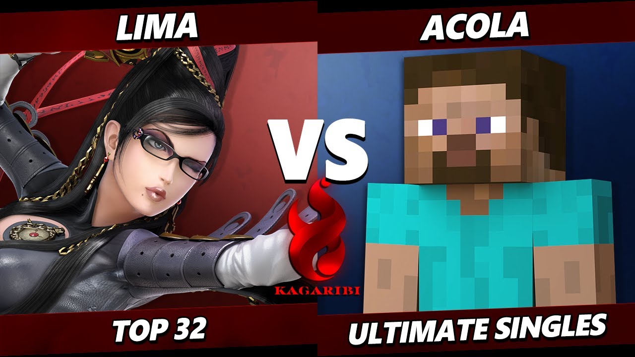 Kagaribi 10 - Lima (Bayonetta) Vs. Acola (Steve) Smash Ultimate - SSBU