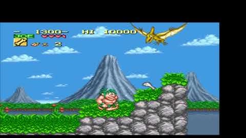 Joe Mac and Dirt | Crimsonscarf plays Joe and Mac (snes)