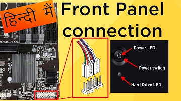 Zebronics H61 motherboard front pannell wiring kaise kare/front pannel ke wire kaise lagaye