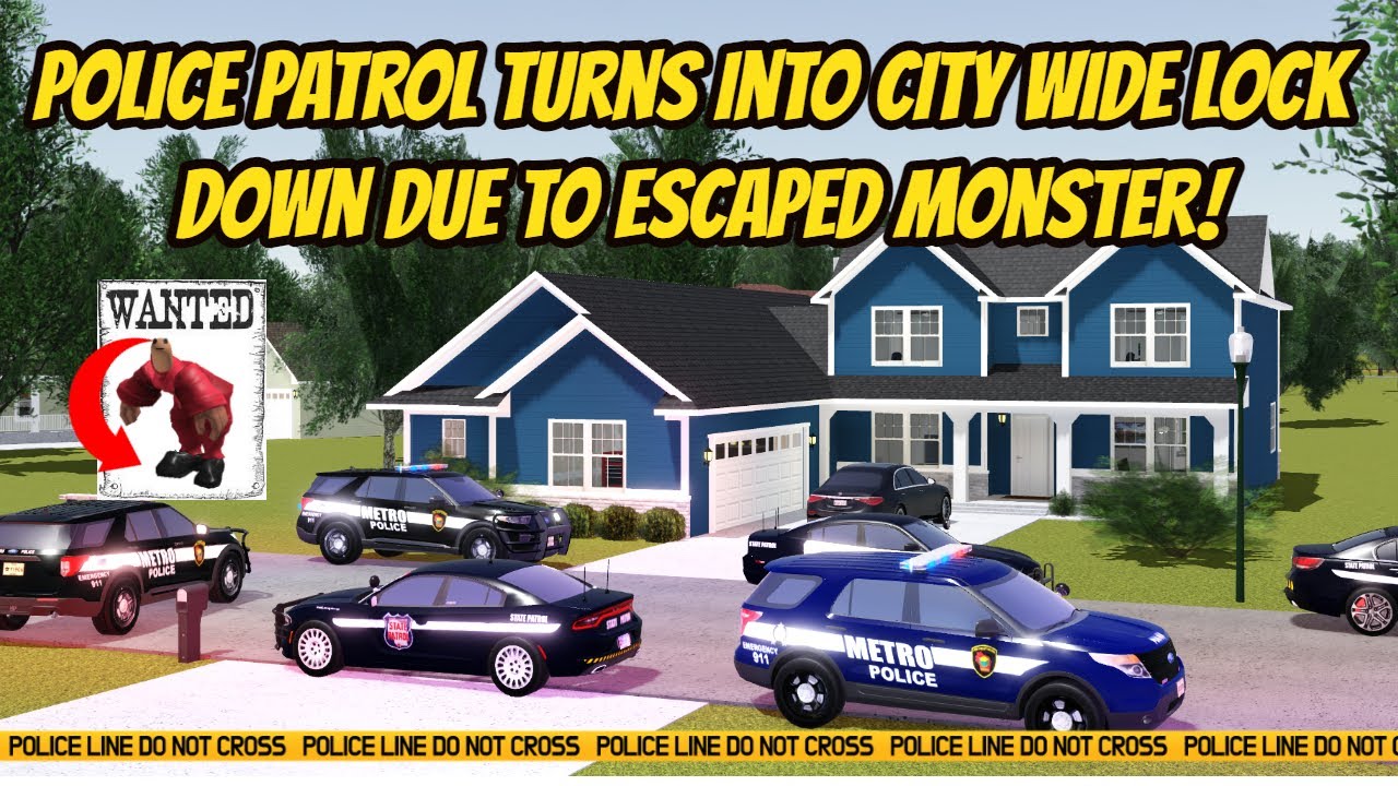 Greenville, Wisc Roblox l Police City Wide CURFEW MONSTER MANHUNT Roleplay