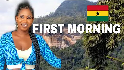 THE VIEW OF NKAWKAW BEFORE GOING TO KWAHU +I BOUGHT CLOTHES +STREETS FOOD #kwahu #easter2022