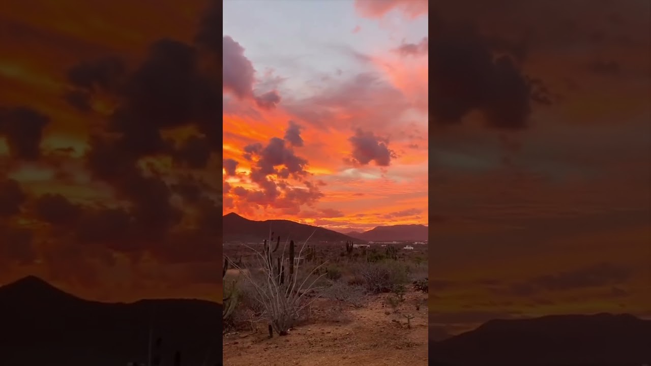 Cerritos Beach Mexico sunrise 