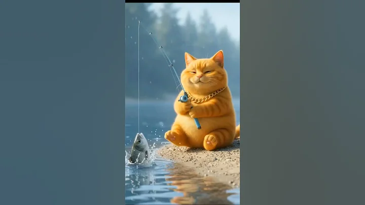 Video 11488541: funny cat cartoon, funny cat cartoon animals, gold cat