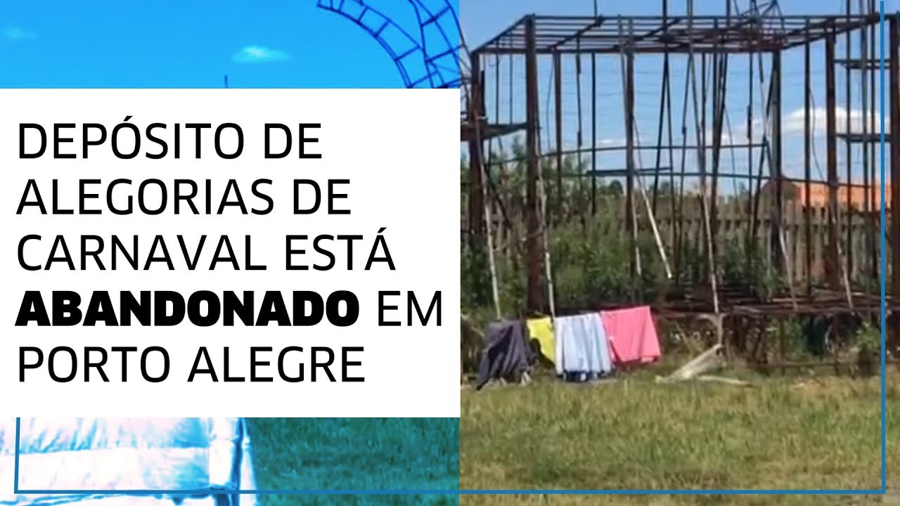 Complexo Cultural Porto Seco vive situação de abandono meses antes do Carnaval