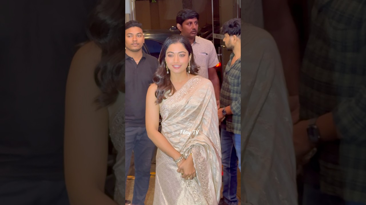 National Crush Rashmika at Kuberaa Success celebrations