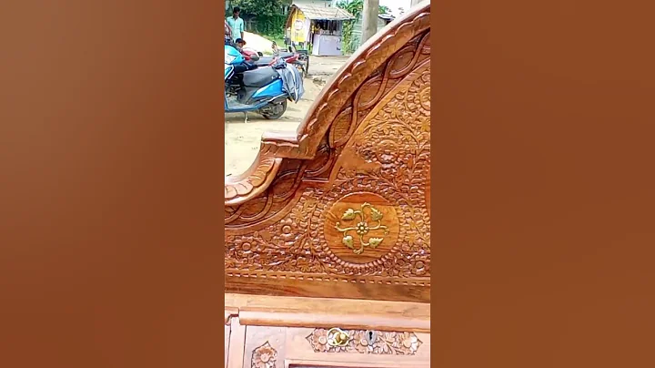 #woodenbed #doublebed #shisham #woodbed #MFH #palang #deewan #shorts