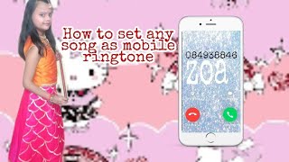 How to set any song as your mobile incoming ringtone# smile with riddhima screenshot 4