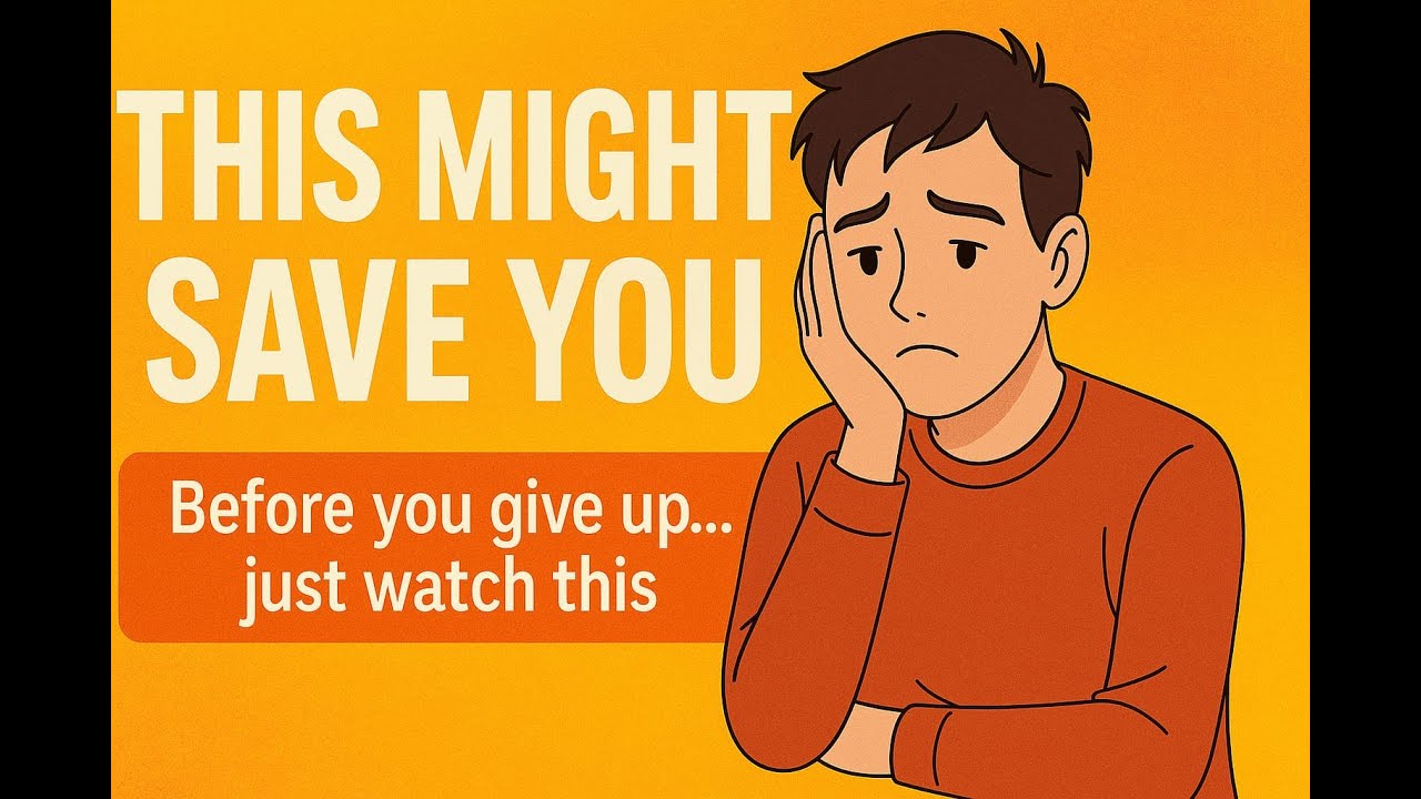 Before You Give Up Listen to This. (A Message for When You Feel Done