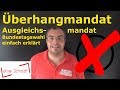 Überhangmandat und Ausgleichsmandat | Was ist das? | Bundestagswahl | Politik | Lehrerschmidt