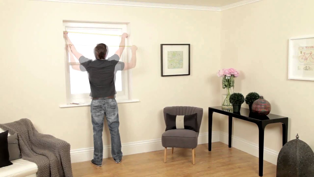 How to Measure a Window for Roman Blinds | Roman Blinds Direct - YouTube