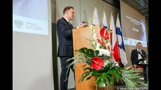 Prezydent Andrzej Duda Podczas Forum Gospodarczego