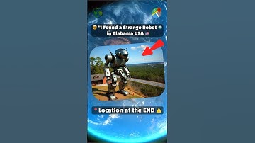 🤖Ik heb een vreemde robot gevonden op Google Maps 🌎 #googleearth #googlemaps #googlestreetview #s...