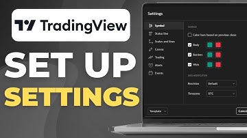 How To Setup Your TradingView Chart Settings/Colors To Look BETTER! | 2025
