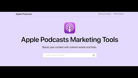 Apple Podcast Marketing Tools