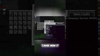 Minecraft Shuriken Gets a Deadly Upgrade #shorts